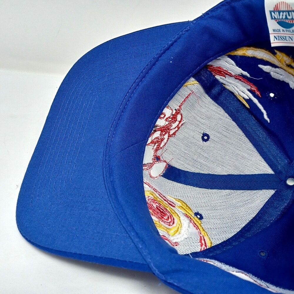 Vintage Jimmy Spencer Nascar Hat Cap Winston Cup Splash Swirl Snapback Racing - Picture 7 of 8